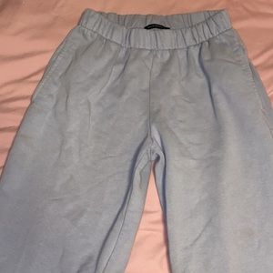 Brandy Melville light blue rosa sweatpants